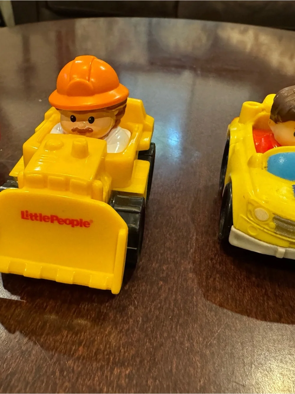 Little People Wheelies Blue and Yellow